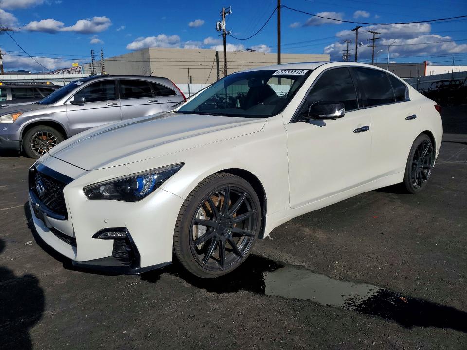 2018 Infiniti Q50 მანქანა იყიდება აუქციონზე, vin: JN1EV7AP3JM357004, აუქციონის ნომერი: 77795515