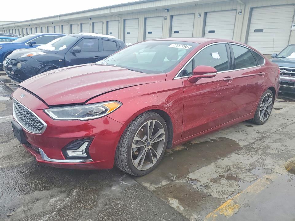 2019 Ford Fusion Tit მანქანა იყიდება აუქციონზე, vin: 3FA6P0D92KR153180, აუქციონის ნომერი: 73882265