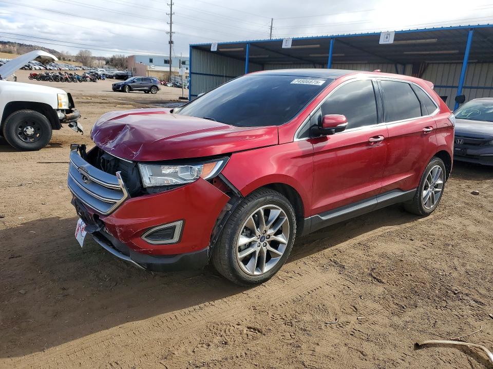 Auction sale of the 2015 Ford Edge, vin: 2FMPK4K93FBB67189, lot number: 74506875