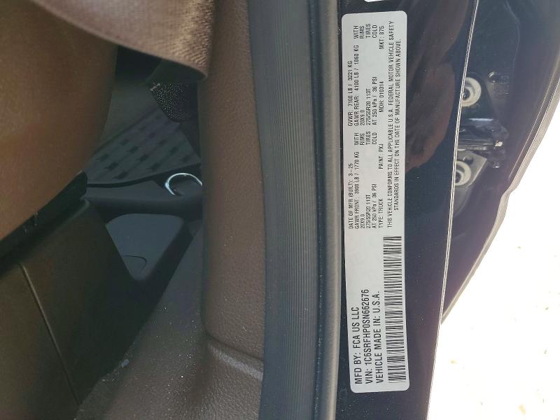 Продаж на аукціоні авто 2025 Ram 1500, vin: 1C6SRFHP0SN662676, номер лоту: 78533655