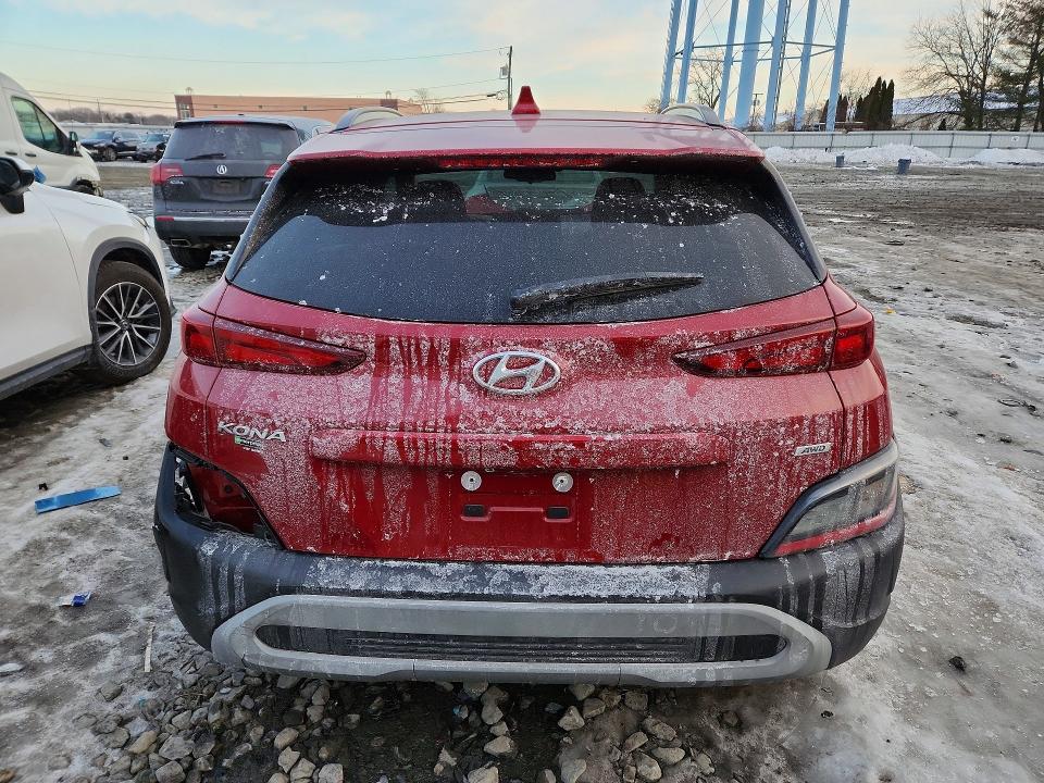 76630115 :رقم المزاد ، KM8K3CAB0NU897592 vin ، 2022 Hyundai Kona مزاد بيع