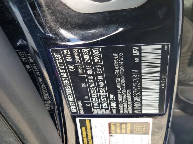 Aukcja sprzedaży 2022 Mercedes-benz Glc, vin: W1N0G8EB7NV379814, numer aukcji: 74502575
