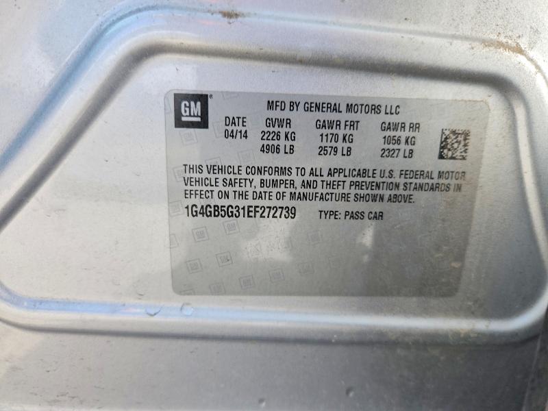 Продажа на аукционе авто 2014 Buick Lacrosse, vin: 1G4GB5G31EF272739, номер лота: 77784845