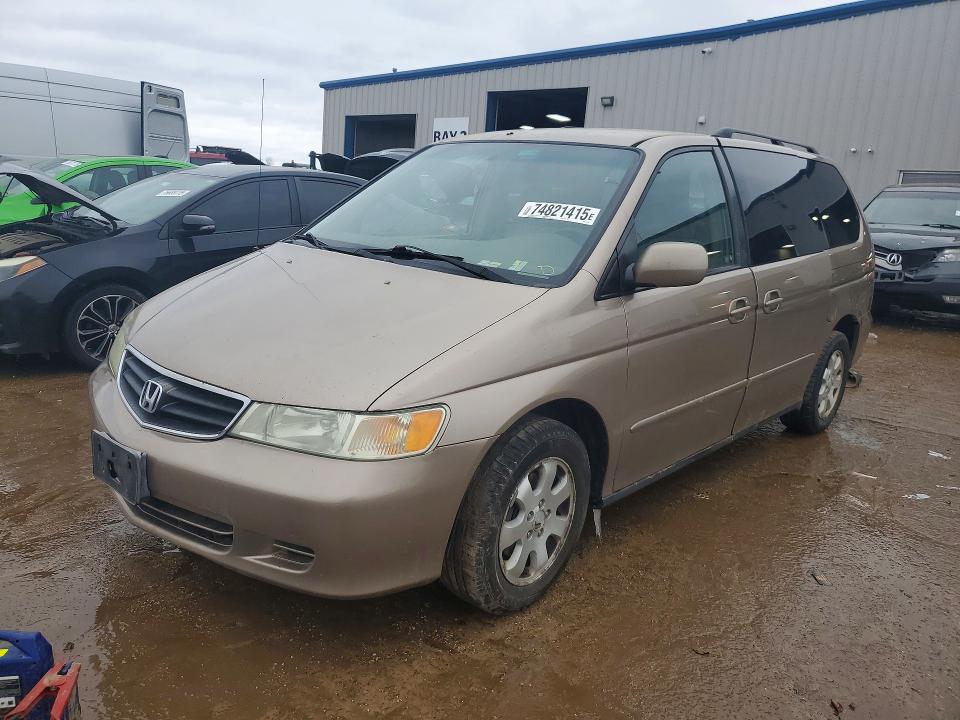2004 Honda Odyssey მანქანა იყიდება აუქციონზე, vin: 5FNRL18864B133237, აუქციონის ნომერი: 74821415