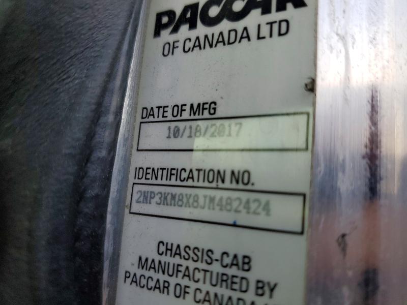 76063115 :رقم المزاد ، 2NP3KM8X8JM482424 vin ، 2018 Peterbilt Tractor 348 مزاد بيع