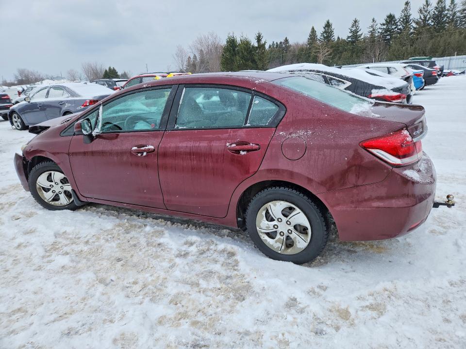 Продаж на аукціоні авто 2013 Honda Civic, vin: 2HGFB2F46DH002185, номер лоту: 74703415