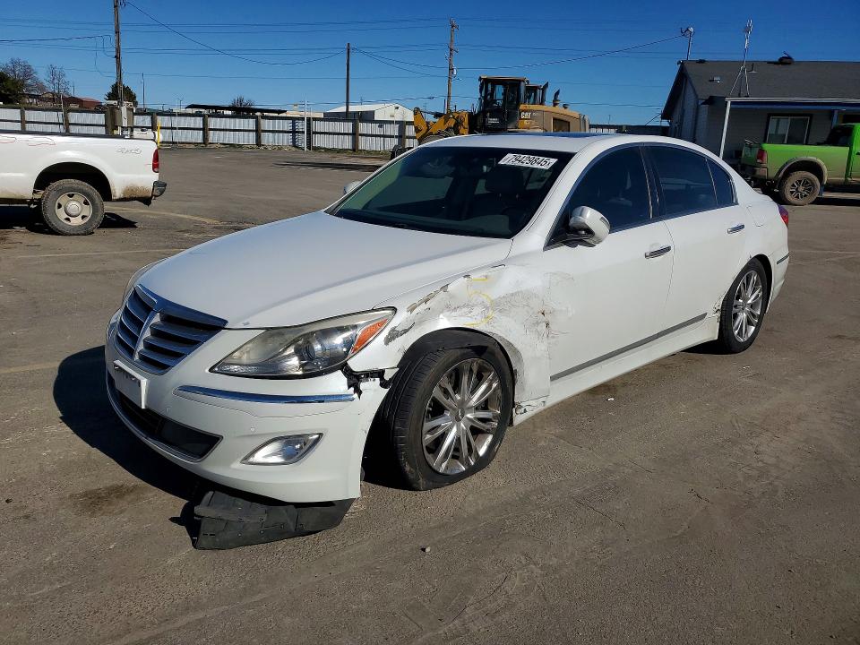 2012 Hyundai Genesis მანქანა იყიდება აუქციონზე, vin: KMHGC4DF2CU165472, აუქციონის ნომერი: 79429845