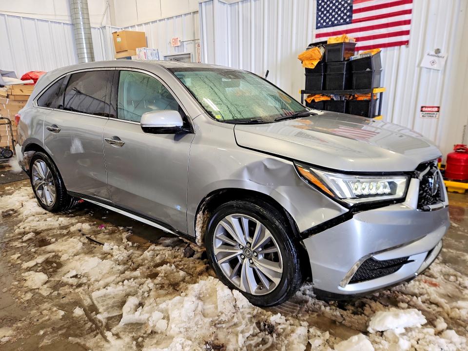 2017 Acura Mdx მანქანა იყიდება აუქციონზე, vin: 5FRYD4H59HB029202, აუქციონის ნომერი: 75342615