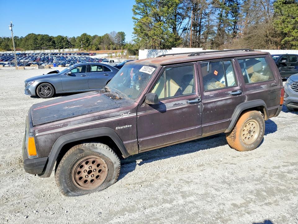 75500155 :رقم المزاد ، 1J4FJ88S3NL116305 vin ، 1992 Jeep Cherokee مزاد بيع