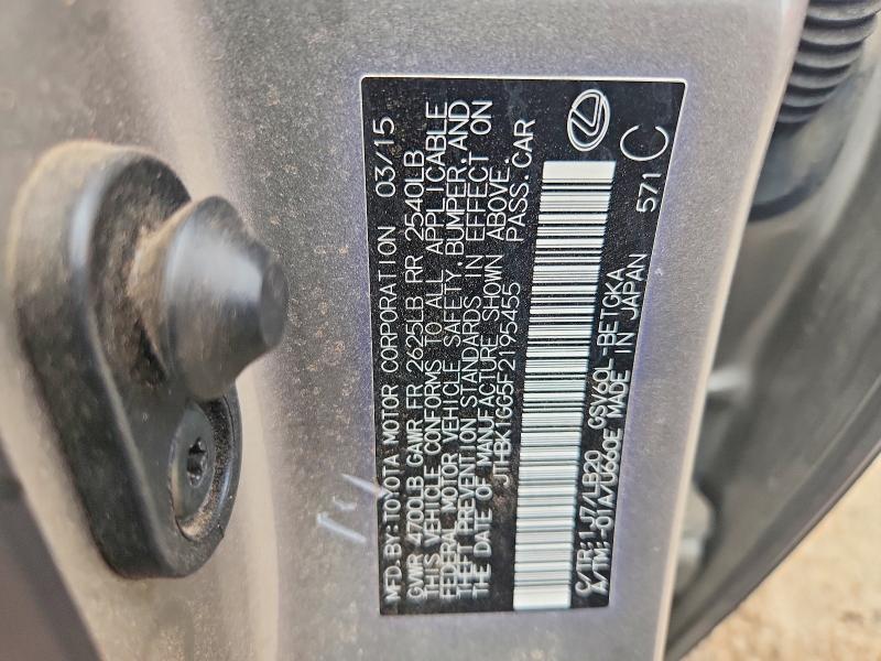 77494155 :رقم المزاد ، JTHBK1GG5F2195455 vin ، 2015 Lexus Es 350 مزاد بيع