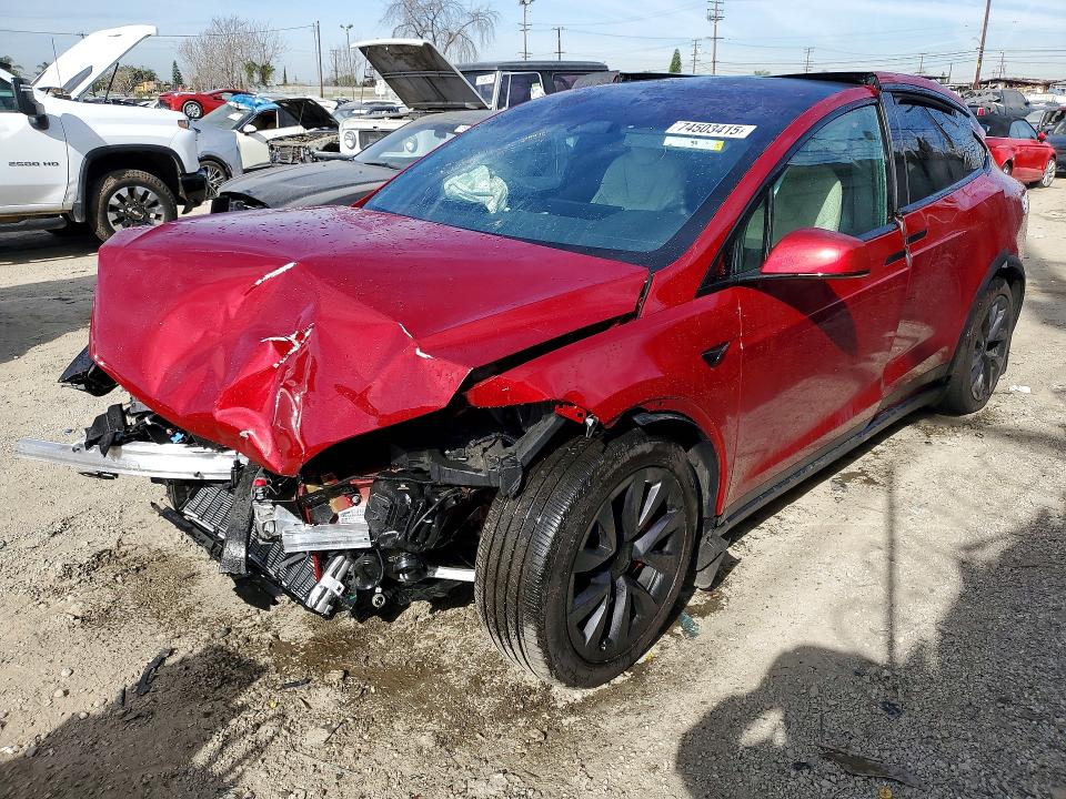 Aukcja sprzedaży 2025 Tesla Model X, vin: 7SAXCBE66SF463508, numer aukcji: 74503415