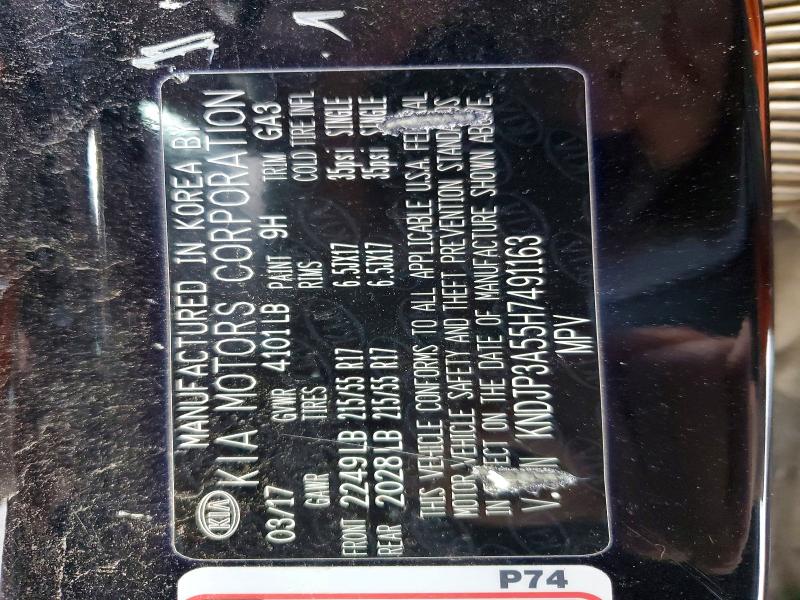 Aukcja sprzedaży 2017 Kia Soul, vin: KNDJP3A55H7491163, numer aukcji: 74984175