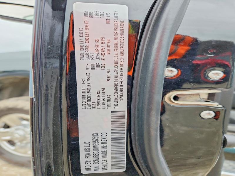Продаж на аукціоні авто 2021 Ram 2500, vin: 3C6UR5DJ0MG552503, номер лоту: 77716105