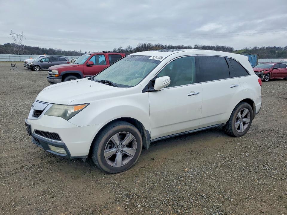 2012 Acura Mdx მანქანა იყიდება აუქციონზე, vin: 2HNYD2H39CH515297, აუქციონის ნომერი: 78371095