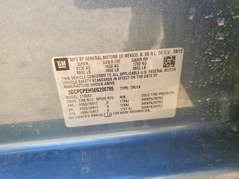 Aukcja sprzedaży 2014 Chevrolet Silverado, vin: 3GCPCPEH5EG206785, numer aukcji: 76037885