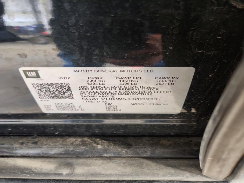 Aukcja sprzedaży 2018 Buick Enclave, vin: 5GAEVBKW5JJ201913, numer aukcji: 78628915