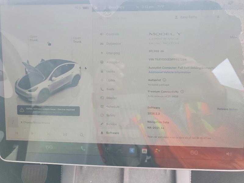 Aukcja sprzedaży 2023 Tesla Model Y, vin: 7SAYGDEE5PF627284, numer aukcji: 77241895