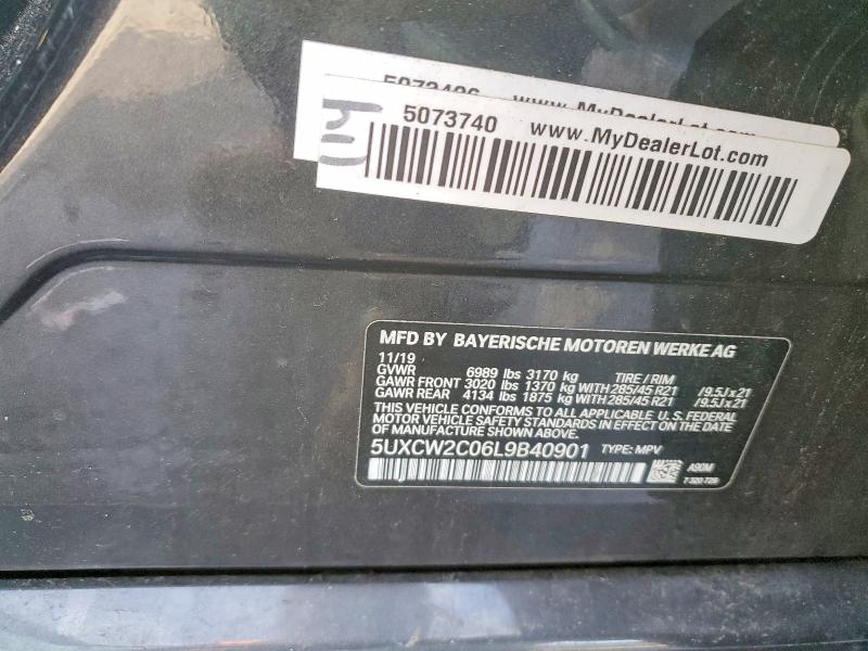 Продажа на аукционе авто 2020 Bmw X7, vin: 5UXCW2C06L9B40901, номер лота: 77497525