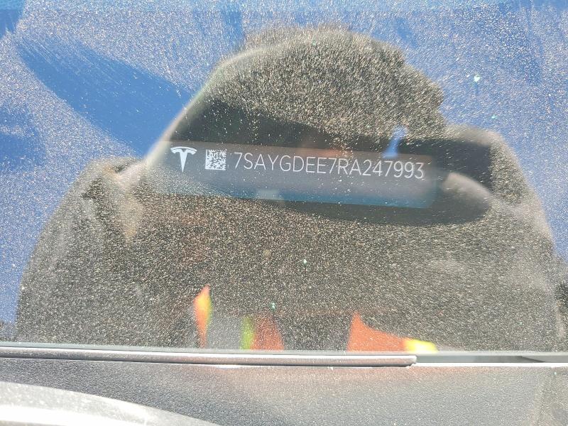 79171725 :رقم المزاد ، 7SAYGDEE7RA247993 vin ، 2024 Tesla Model Y مزاد بيع