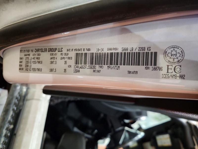 Продаж на аукціоні авто 2015 Jeep Wrangler, vin: 1C4AJWBG5FL556391, номер лоту: 78182675