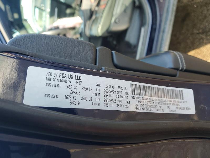 Продаж на аукціоні авто 2017 Jeep Grand Cherokee, vin: 1C4RJFBG5HC880267, номер лоту: 77470455