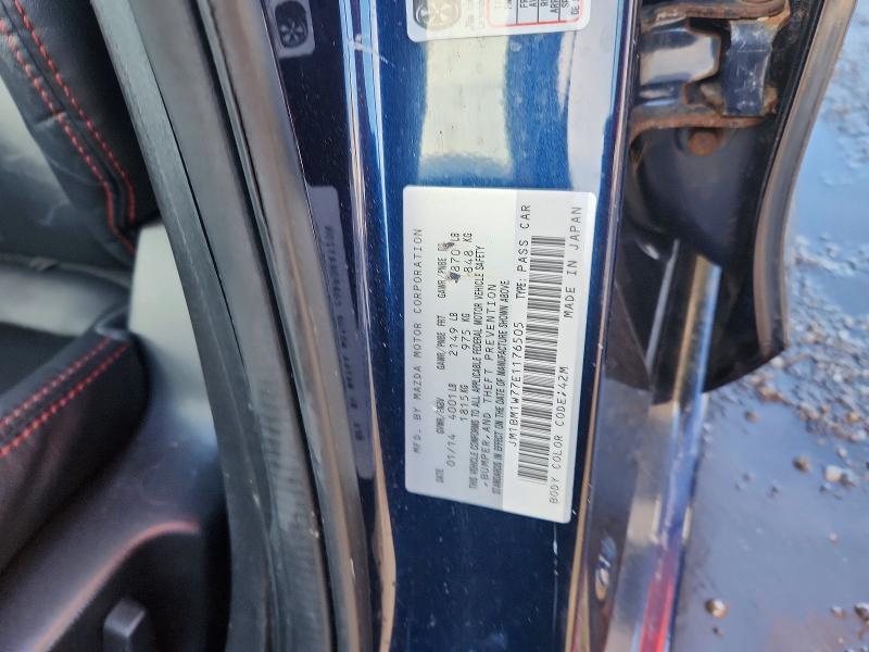 77119045 :رقم المزاد ، JM1BM1W77E1176505 vin ، 2014 Mazda 3 مزاد بيع