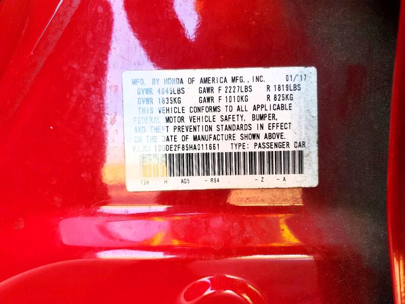 Aukcja sprzedaży 2017 Acura Ilx, vin: 19UDE2F85HA011661, numer aukcji: 77188305