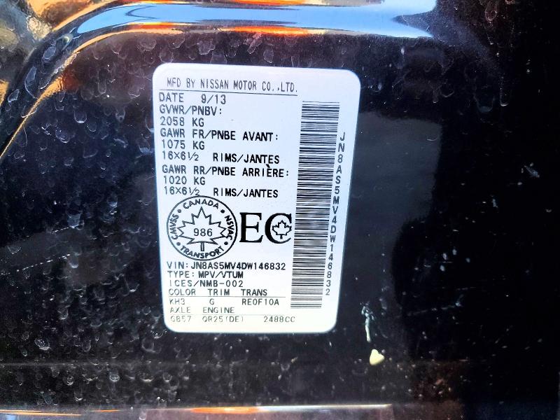 Продаж на аукціоні авто 2013 Nissan Rogue, vin: JN8AS5MV4DW146832, номер лоту: 77141985