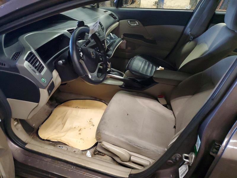 2012 Honda Civic მანქანა იყიდება აუქციონზე, vin: 2HGFB2F51CH015000, აუქციონის ნომერი: 75057875