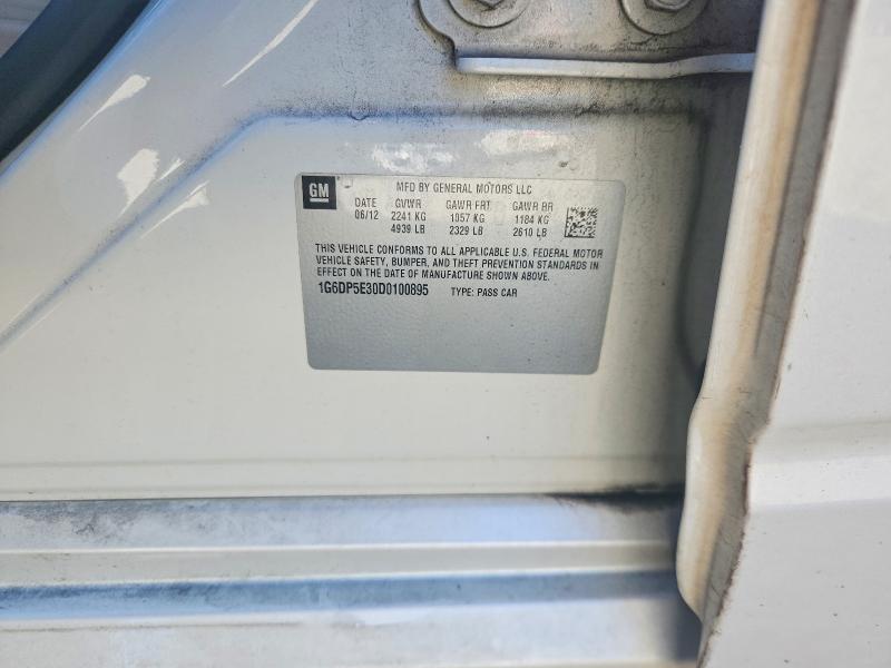 2013 Cadillac Cts მანქანა იყიდება აუქციონზე, vin: 1G6DP5E30D0100895, აუქციონის ნომერი: 78749815