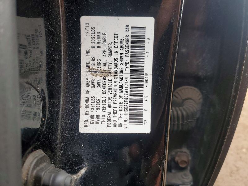 Продаж на аукціоні авто 2014 Honda Accord, vin: 1HGCR2F86EA117189, номер лоту: 79406985