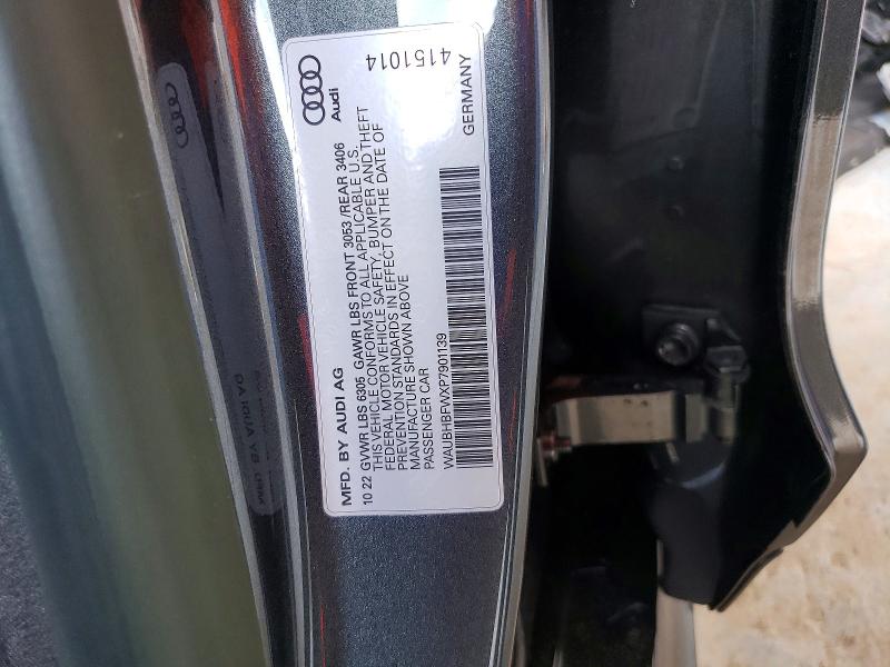 77602655 :رقم المزاد ، WAUBHBFWXP7901139 vin ، 2023 Audi Rs E-tron Gt مزاد بيع