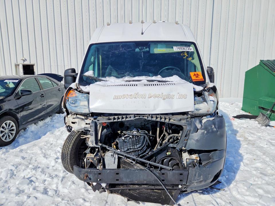 2018 Ram Promaster 2500 მანქანა იყიდება აუქციონზე, vin: 3C6TRVDG7JE125682, აუქციონის ნომერი: 74956735