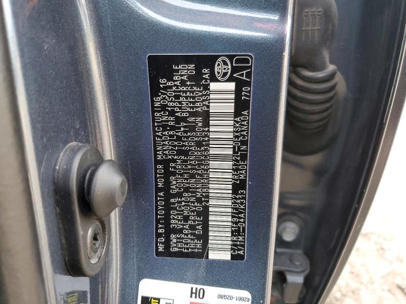 Продажа на аукционе авто 2016 Toyota Corolla, vin: 2T1BURHE6GC631434, номер лота: 76844865