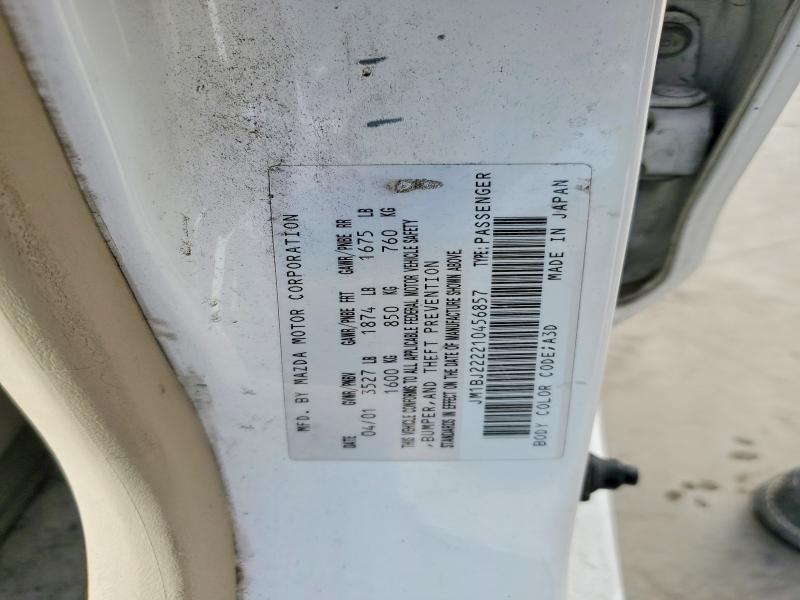 Продаж на аукціоні авто 2001 Mazda Protege, vin: JM1BJ222210456857, номер лоту: 79106815
