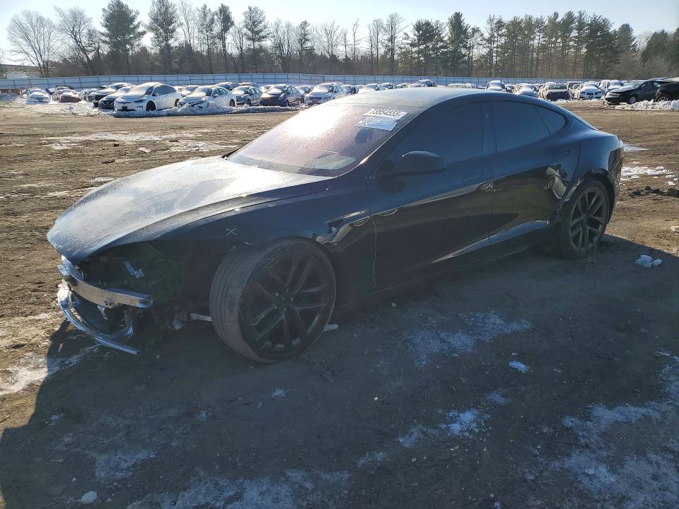 73854555 :رقم المزاد ، 5YJSA1E59MF434148 vin ، 2021 Tesla Model S مزاد بيع