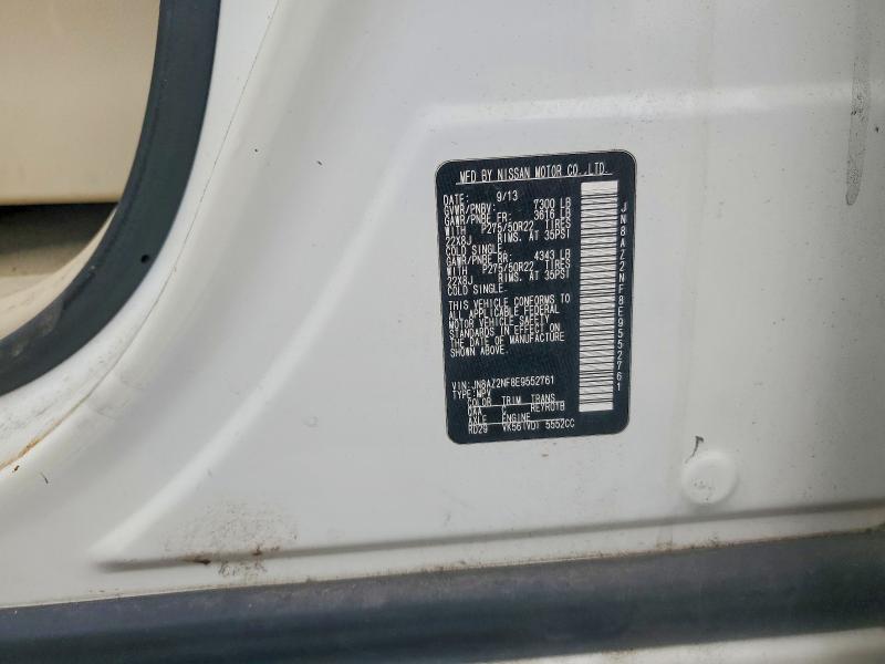 Aukcja sprzedaży 2014 Infiniti Qx80, vin: JN8AZ2NF8E9552761, numer aukcji: 76732125