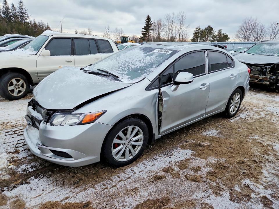 Auction sale of the 2012 Honda Civic, vin: 2HGFB2F90CH017212, lot number: 74066365