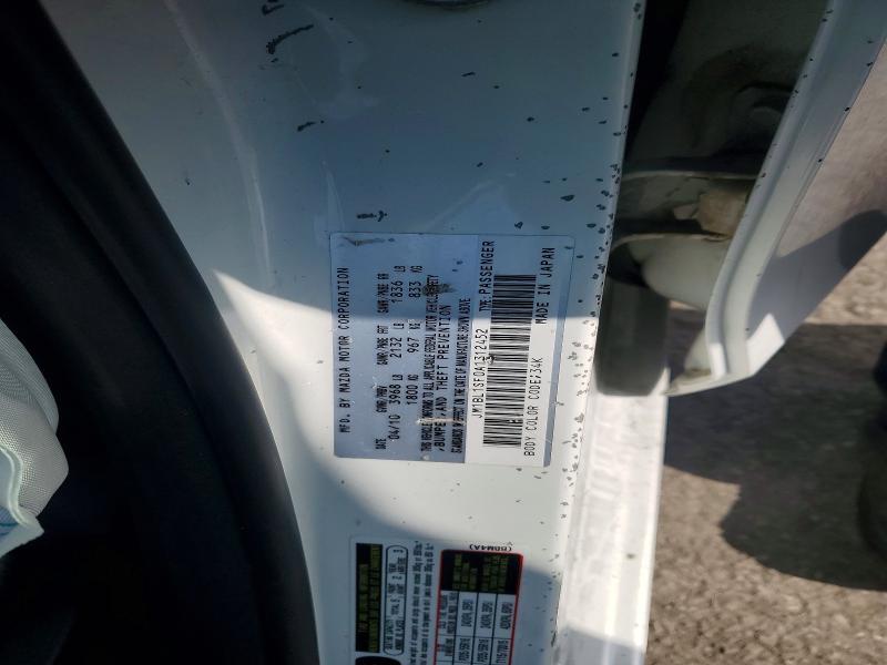 Продажа на аукционе авто 2010 Mazda 3, vin: JM1BL1SF0A1312452, номер лота: 74768615