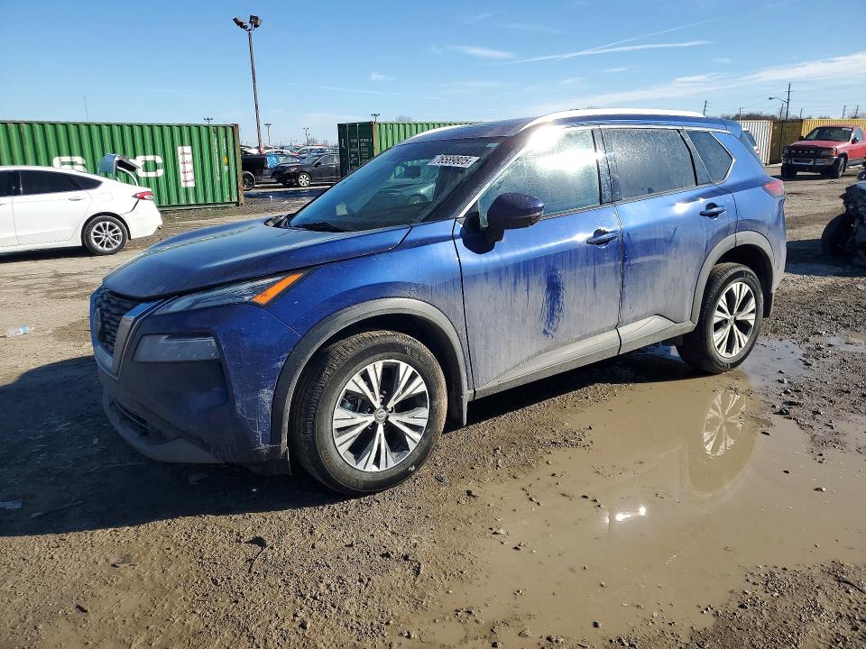 76589805 :رقم المزاد ، 5N1AT3BB0MC850383 vin ، 2021 Nissan Rogue مزاد بيع