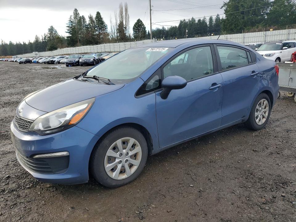 76672125 :رقم المزاد ، KNADM4A35G6691553 vin ، 2016 Kia Rio Lx مزاد بيع