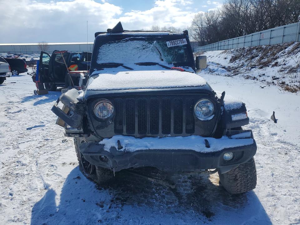 78922705 :رقم المزاد ، 1C4HJXDG5JW168554 vin ، 2018 Jeep Wrangler Unlimited مزاد بيع
