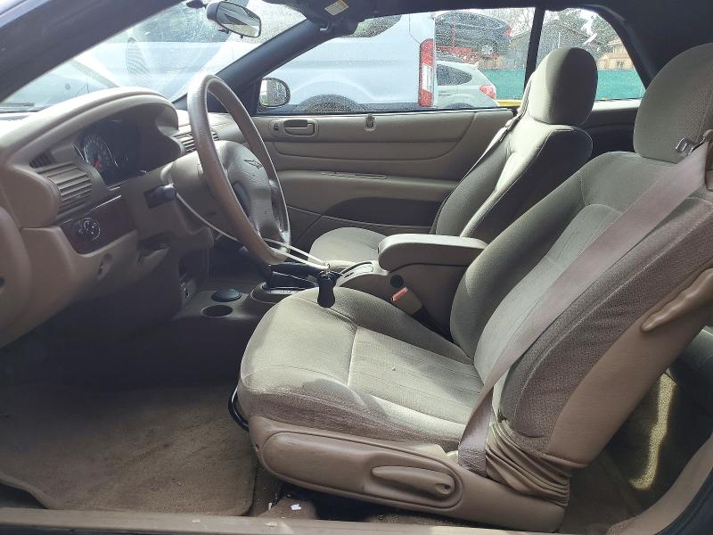 77180185 :رقم المزاد ، 1C3EL45X72N300798 vin ، 2002 Chrysler Sebring مزاد بيع