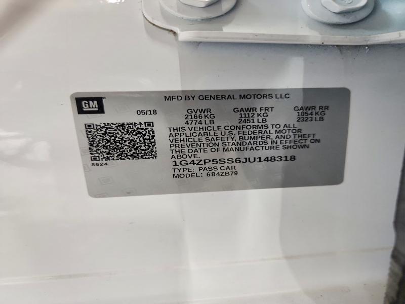 Продажа на аукционе авто 2018 Buick Lacrosse, vin: 1G4ZP5SS6JU148318, номер лота: 76687105