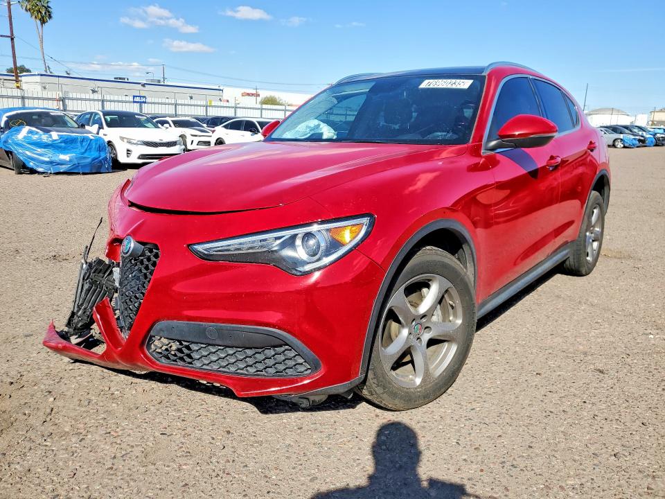 2019 Alfa Romeo Stelvio მანქანა იყიდება აუქციონზე, vin: ZASPAKAN2K7C39021, აუქციონის ნომერი: 76960235