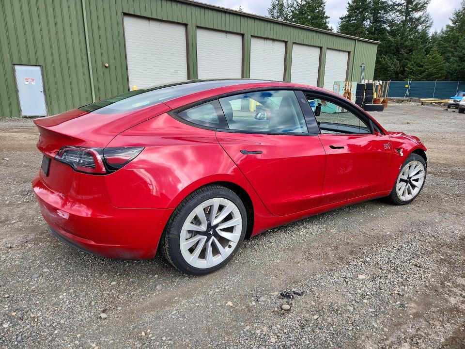 Продажа на аукционе авто 2022 Tesla Model 3, vin: 5YJ3E1EA8NF369820, номер лота: 79088625
