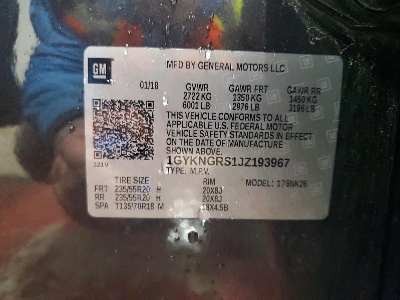 Aukcja sprzedaży 2018 Cadillac Xt5, vin: 1GYKNGRS1JZ193967, numer aukcji: 79182005