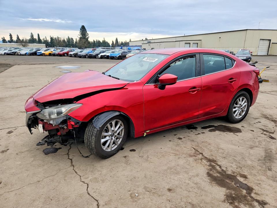 2016 Mazda 3 მანქანა იყიდება აუქციონზე, vin: JM1BM1U70G1303942, აუქციონის ნომერი: 75248085