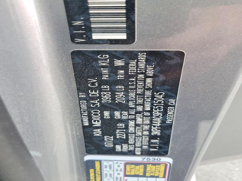 78165485 :رقم المزاد ، 3KPF44AC9PE515045 vin ، 2023 Kia Forte مزاد بيع