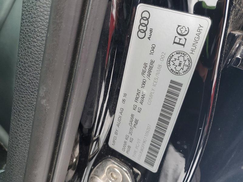 Продажа на аукционе авто 2016 Audi A3 2.0t Quattro 4dr, vin: WAUK8GFF9G1105207, номер лота: 98573665